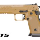 Sig Sauer P211-GT5 coyote 9mm 5-inch pistol with G10 grip panels