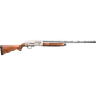 Browning A5 Upland 20ga 28in vent rib shotgun with walnut stock and nickel receiver