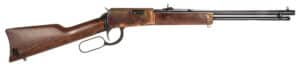 Heritage Mfg STR22LCH16 Settler Compact 22 LR 13+1 16.50" Black Oxide Alloy Steel Barrel, Color Case Hardened Aluminum Receiver ,Walnut Fixed Stock, Right Hand
