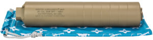Griffin Armament GP7 7.62mm direct-thread suppressor in FDE finish