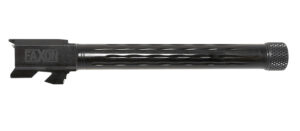 Faxon Firearms GB910N34LGQT 9mm 5.75-inch fluted threaded barrel Black Nitride for Glock 34