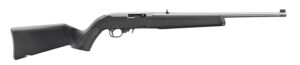Ruger  10/22  22 LR 10+1 18.50" Satin Stainless Steel Barrel & Drilled & Tapped Receiver, Black Fixed w/M-LOK Polymer Stock