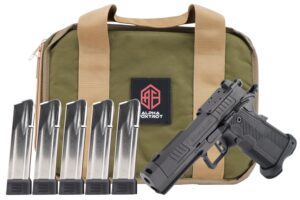 Alpha Foxtrot AF1911 Romulus Compact 9mm with threaded compensated barrel and optic-ready slide