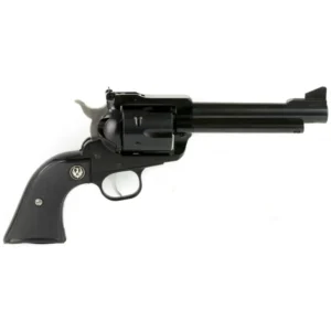 Ruger New Model Blackhawk blued revolver 5.5 inch barrel black checkered grip