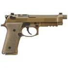 Beretta M9A4 G FDE 9mm pistol with 5.1 inch threaded barrel and FDE finish