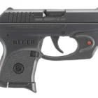 Ruger LCP .380 ACP 2.75 inch blued barrel black polymer frame with Viridian red laser