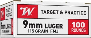 Winchester Ammo USA9MMVP USA Value Pack 9mmLuger 115gr Full Metal Jacket 100 Per Box/10 Case