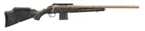 Ruger American Gen II Prairie rifle .223 Rem 20 inch Smoked Bronze Cerakote Black Splatter stock