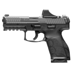 Heckler & Koch VP9A1 K 9mm pistol with Holosun SCS, 4.09-inch barrel, black finish, two 10-round magazines