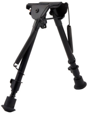 Harris bipod 9-13 inch notched legs black anodized swivel stud