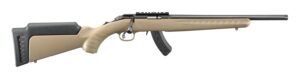 Ruger American Rimfire 22 WMR 16 inch threaded barrel FDE synthetic stock MFG 8370