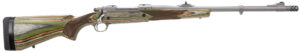 Ruger Hawkeye Guide Gun .416 Ruger 20 inch matte stainless threaded barrel with green laminate stock