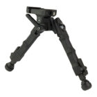 Accu-Tac FD-4 ARCA Spec QD bipod in black mounted on Arca-Swiss rail
