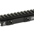 American Defense Mfg AD-1700 XLR riser on Picatinny rail, anodized black