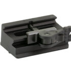 American Defense ARCA to Picatinny Tripod Adapter, black anodized, 6061 T6 aluminum