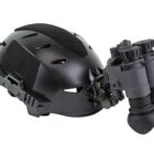 Armasight BNVD-51 Gen 3 night vision binocular in gray with helmet mount and battery pack