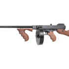Auto-Ordnance Thompson 1927A-1 Deluxe .45 ACP carbine with blued finish and walnut stock