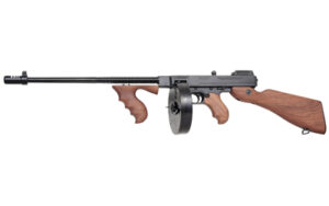 Auto-Ordnance Thompson 1927A-1 Deluxe .45 ACP carbine with blued finish and walnut stock