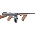 Auto-Ordnance Thompson 1927A-1 Deluxe .45 ACP carbine with blued finish and walnut stock