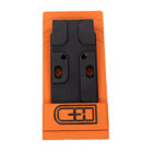 C&H Precision CZ P-10 optic mounting plate for RMR SRO HOLO footprints, black anodized