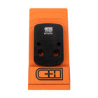 C&H Precision adapter plate for Glock 43x/48 MOS in black, compatible with RMR and SRO footprints