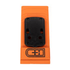 C&H Precision adapter plate for Glock 43x/48 MOS in black, compatible with RMR and SRO footprints