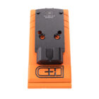 C&H Precision optics adapter plate for SIG P320 X Series, anodized black, RMR/SRO/Holosun cut
