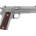 Colt 1911 Classic Government .45 ACP 5-inch Stainless with double-diamond rosewood grips