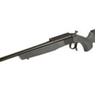 CVA Scout V3 .22 Creedmoor single-shot rifle with stealth gray synthetic stock and threaded barrel