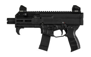 CZ Scorpion 3 Plus 9mm with 4.2 inch threaded barrel and Picatinny rail in matte black