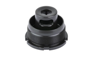 Dead Air HUB TAPER DT direct thread brake mount 1/2x28 black nitride