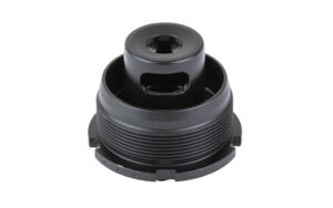 Dead Air HUB TAPER DT 5/8X24 direct-thread brake mount, black nitride finish