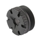 Dead Air Mojave front cap in black nitride finish, 9mm, 1/2x28 thread