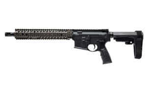 Daniel Defense DDM4 GL/SSC 5.56 12.5 inch pistol in FDE with SBA3 brace