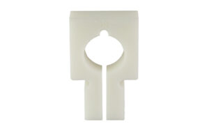 Energetic Armament VOX BLOX 1.48 inch soft-jaw plastic clamping tool in white