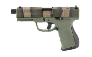 FMK G3 9mm compact pistol ODG camo optic-ready left-side view