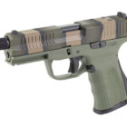 FMK G3 9mm compact pistol ODG camo optic-ready left-side view