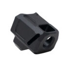 Faxon EXOS-553 9mm compensator, black anodized, for Glock Gen5 17/19/34