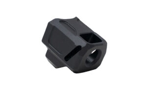 Faxon EXOS-553 9mm compensator, black anodized, for Glock Gen5 17/19/34
