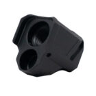 Faxon EXOS-553 9mm compensator, black anodized, for Glock Gen5 17/19/34