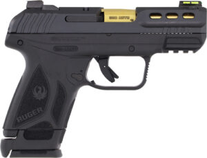 Ruger Security-380 pistol .380 ACP black slide gold barrel TALO exclusive