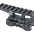 GBRS Lerna mount for EOTech EXPS in anodized black showing elevated optic centerline