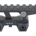 GBRS Lerna mount for EOTech EXPS in anodized black showing elevated optic centerline