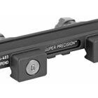 Geissele Super Precision ACOG Mount in black, machined 7075-T6 aluminum, fits Trijicon 4x ACOG