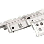GG&G Mini-14 Ruger scope mount in silver one-piece base