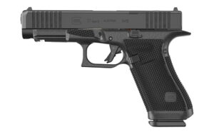 Glock G17 Gen6 9mm pistol, 4.49in barrel, black optic-ready slide, three magazines
