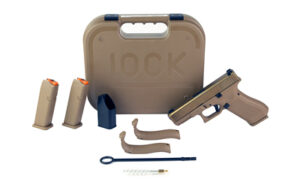 Glock 19X V 9mm pistol 4.02-inch barrel coyote finish with Glock night sights