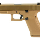 Glock 19X V 9mm pistol 4.02-inch barrel coyote finish with Glock night sights