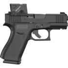 GLOCK 43X MOS8 9mm pistol with Aimpoint COA installed, black, two magazines