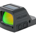 Holosun HE407C-X3-GR reflex sight with green 2 MOA dot on black 7075-T6 housing